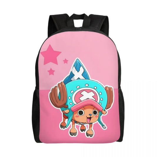 Plecak Tony Tony Chopper One Piece – różowe gwiazdki, dziecięcy styl