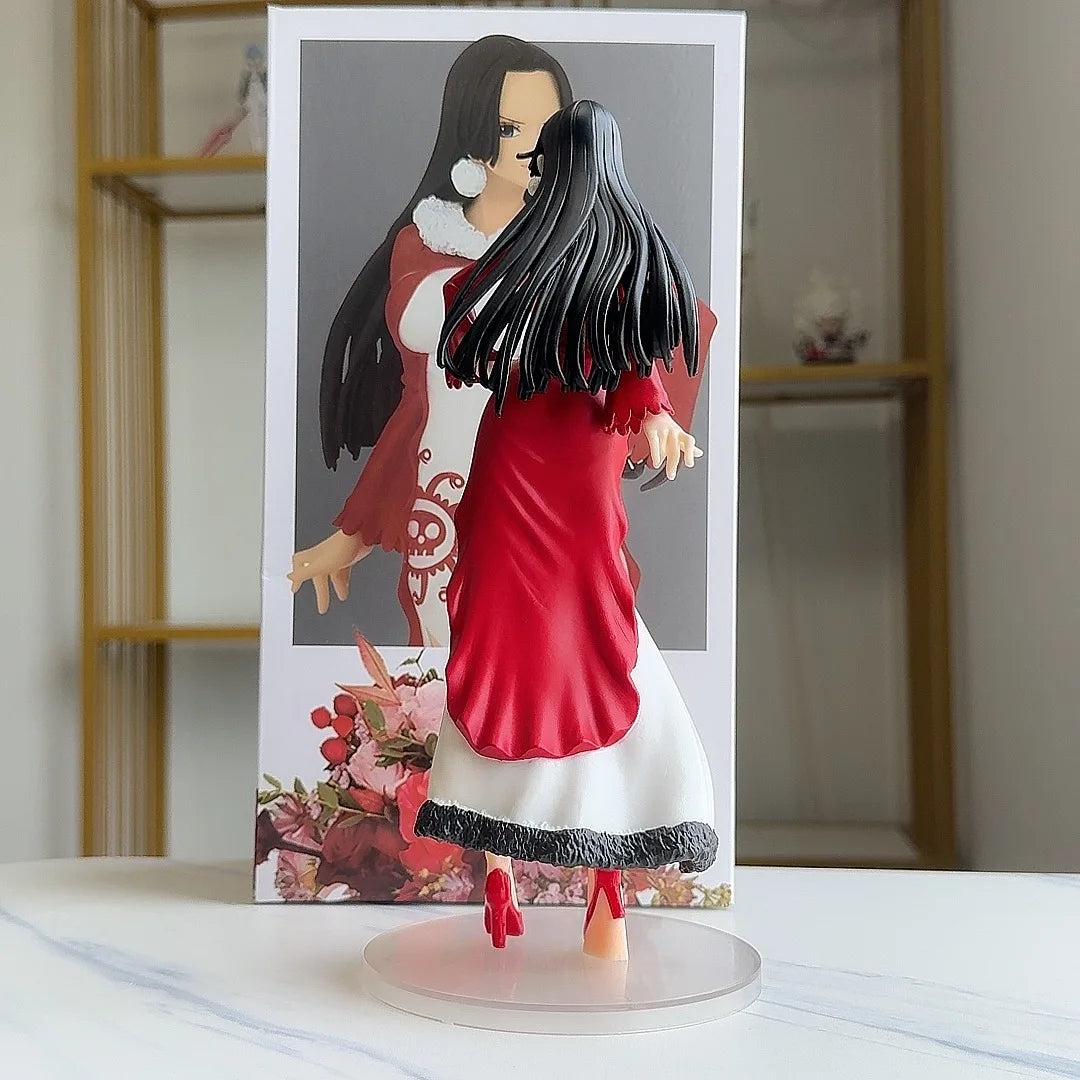 One Piece-figur – Boa Hancock (den piratkejsarinnans röda klänning)