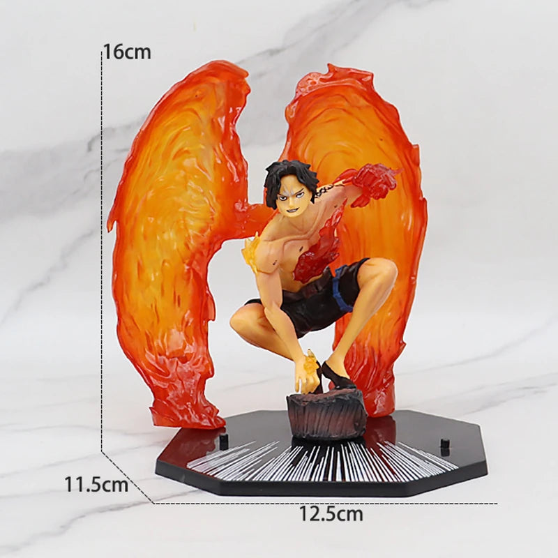 One Piece-figur – Portgas D. Ace ”Eldnäve” (dynamiska effekter)