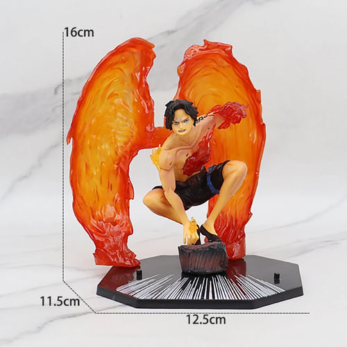 One Piece-figur – Portgas D. Ace ”Eldnäve” (dynamiska effekter)