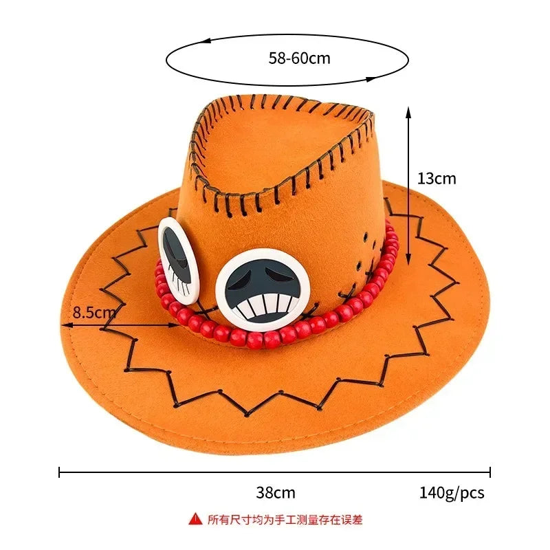 One Piece Hat - Portgas D. Ace (Faithful Cosplay)