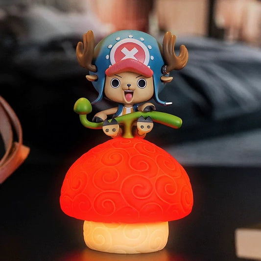 One Piece-figur – Tony Tony Chopper sittande på djävulsfrukten (Gomu Gomu)