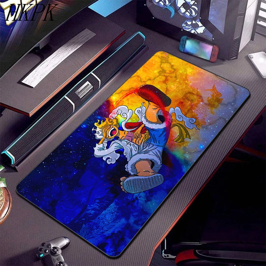 Podkładka na biurko One Piece – Luffy w Gear 5 z niebiańską aurą
