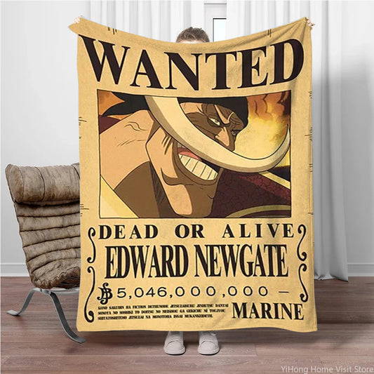 Plakat One Piece Wanted – Edward Newgate (Białobrody)