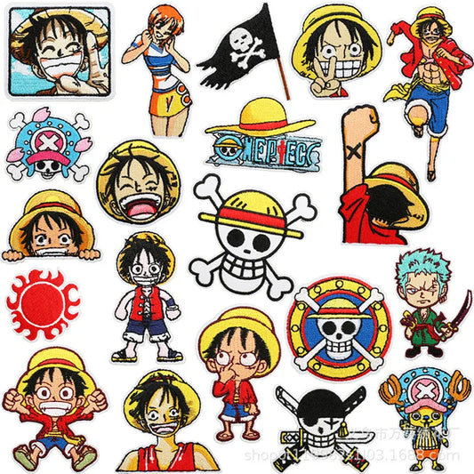 One Piece Patch Pack - 20-Piece 3D Set (Mugiwara Crew)