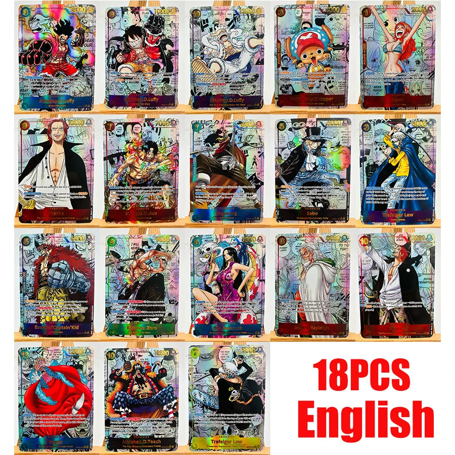 One Piece TCG Card Pack - Premium Set 18 Pieces (English)