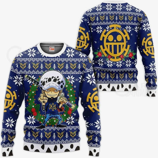 One Piece Sweater - Mugiwara Crew Design (Navy Blue)