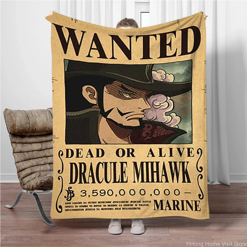 One Piece Wanted-affisch – Dracule Mihawk (Hökögat)
