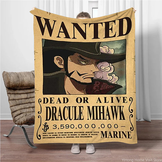 Plakat One Piece Wanted – Dracule Mihawk (Jastrzębie Oko)