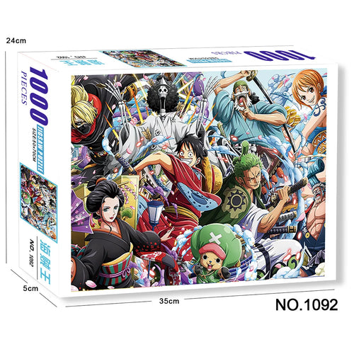 One Piece 1000-Piece Puzzle - Epic Character Collage (Expert Level)