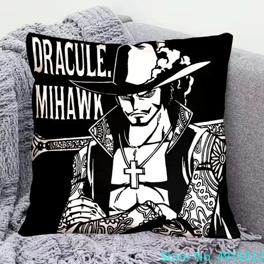 Poszewka na poduszkę One Piece – Dracule Mihawk (Jastrzębie Oko)