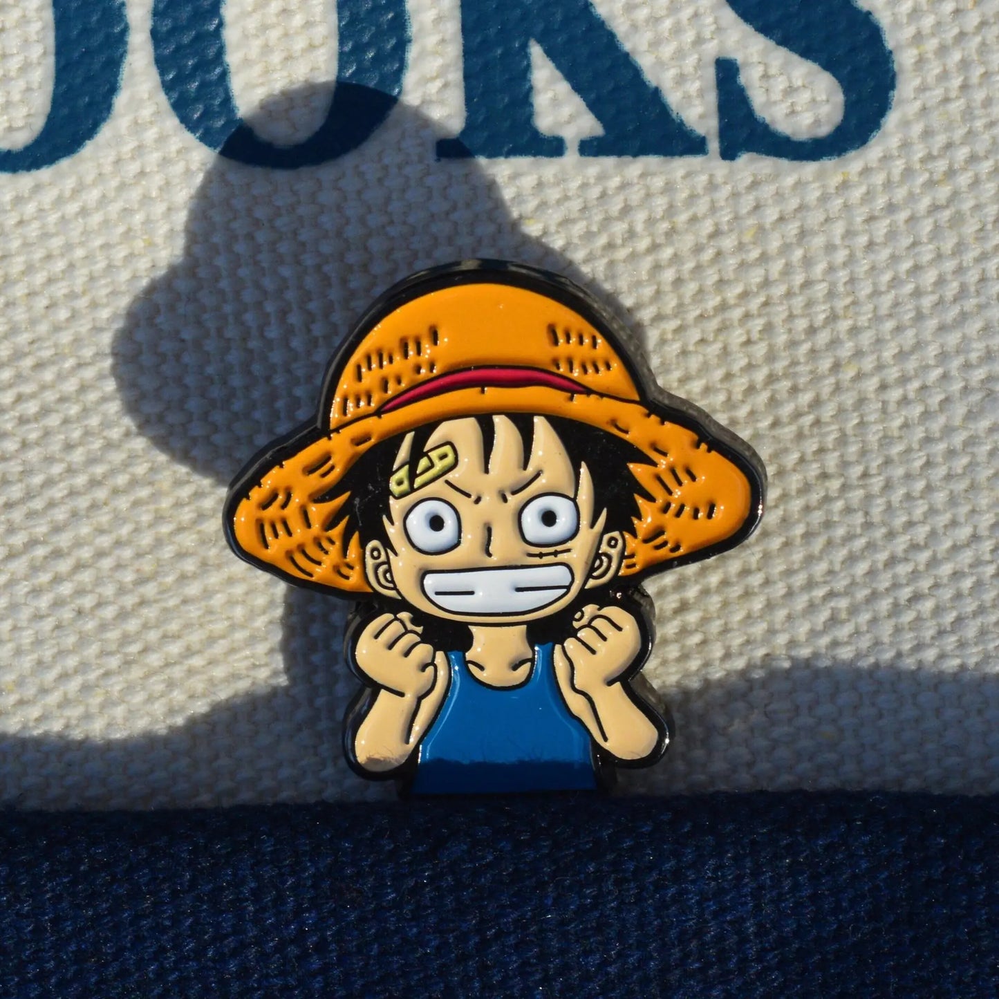 One Piece Pin - Enamel Monkey D. Luffy Straw Hat Brooch