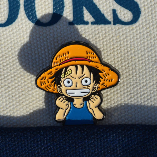 One Piece Pin - Enamel Monkey D. Luffy Straw Hat Brooch