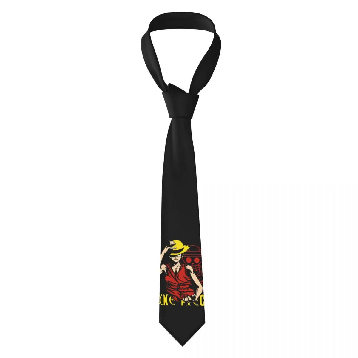 One Piece Tie – Luffy Fire Illustration