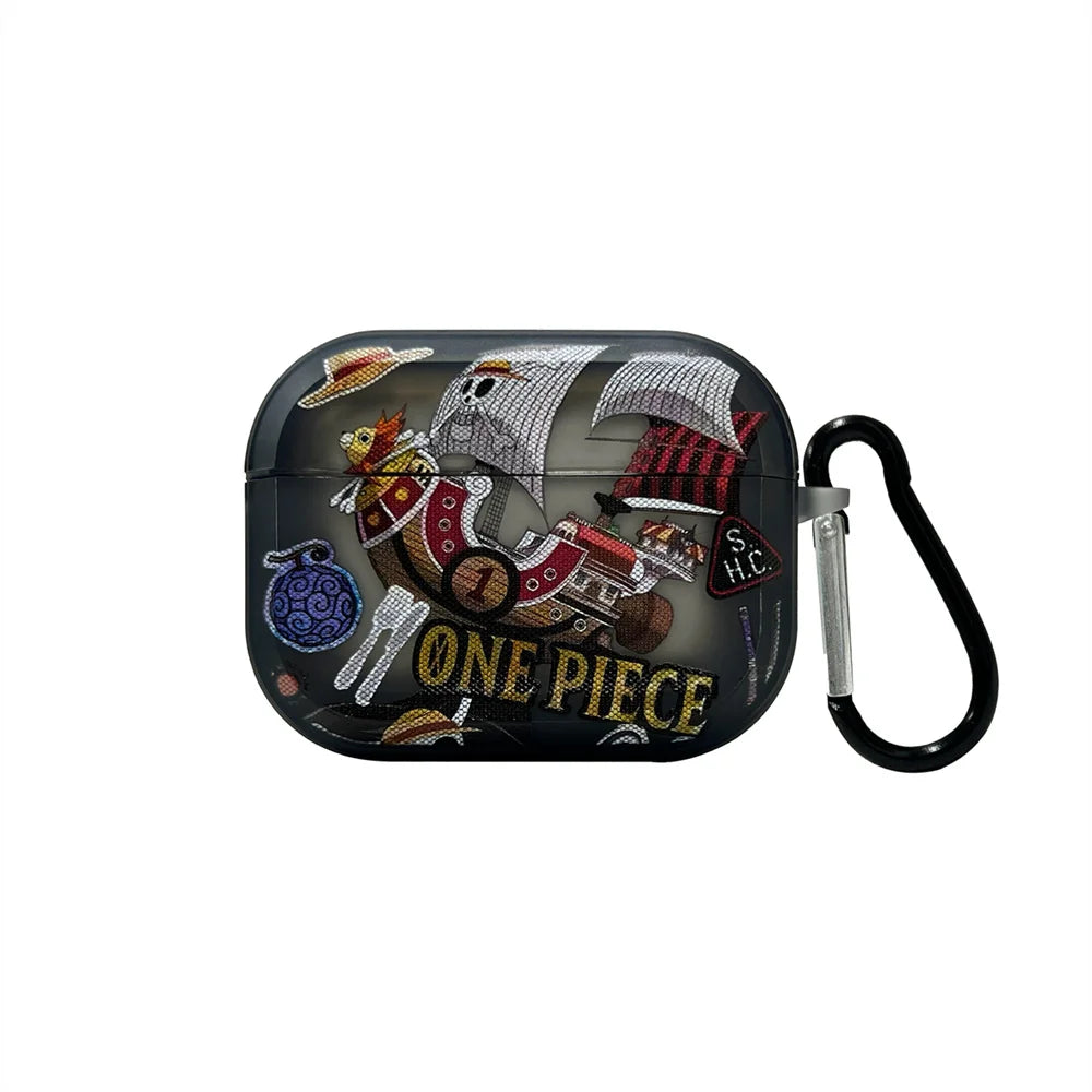 Etui na AirPods One Piece – vintage’owy emblemat piracki