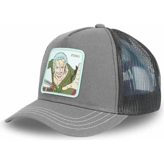 One Piece Trucker Cap - Zoro Gray