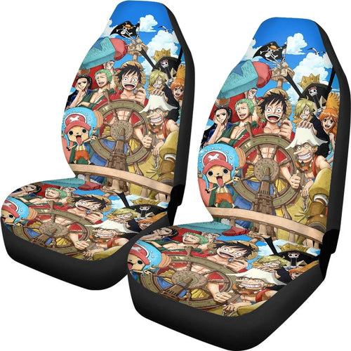 Set of 2 One Piece Seat Covers – Wano Kuni Crew Style