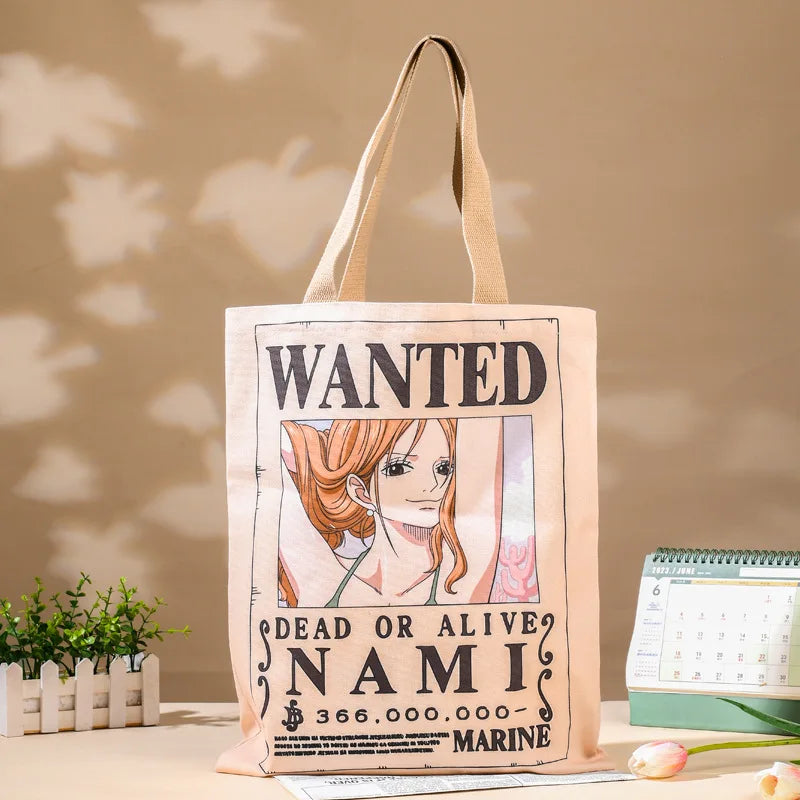 Torba typu tote One Piece – list gończy za Nami, nawigatorką