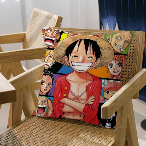 One Piece Cushion Cover - Luffy Wano Country Style