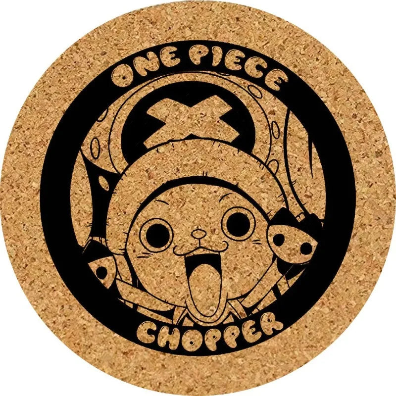 One Piece Coaster – Wanted Chopper Cork Engraving