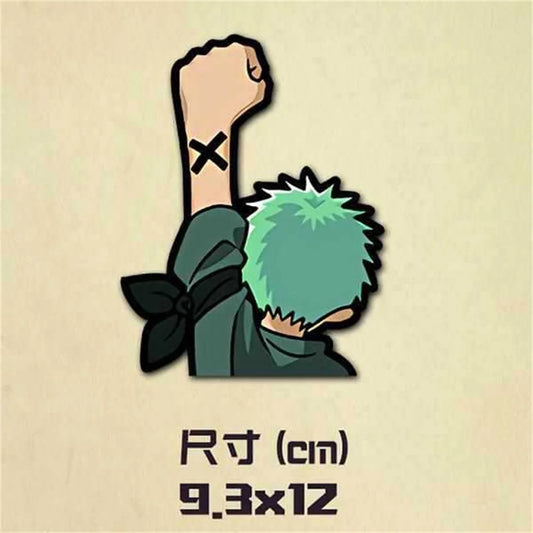 One Piece-klistermärke – Roronoa Zoros hand med svärd (9.3x12cm)