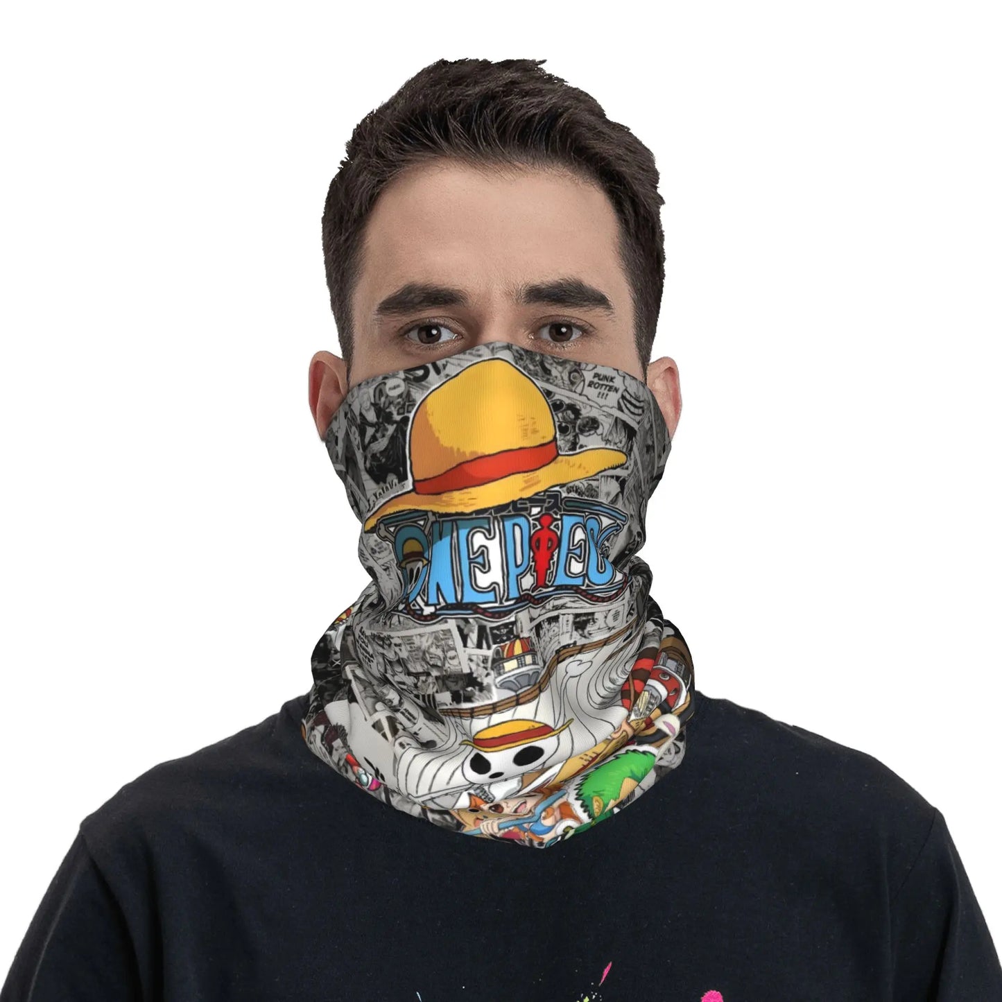 One Piece-bandana – Grå hattar