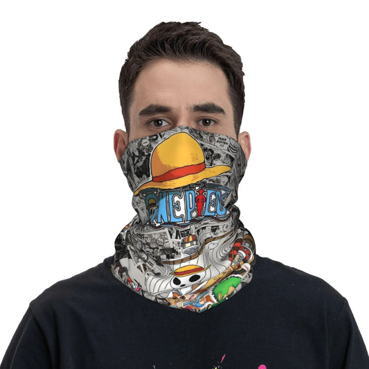 One Piece-bandana – Grå hattar