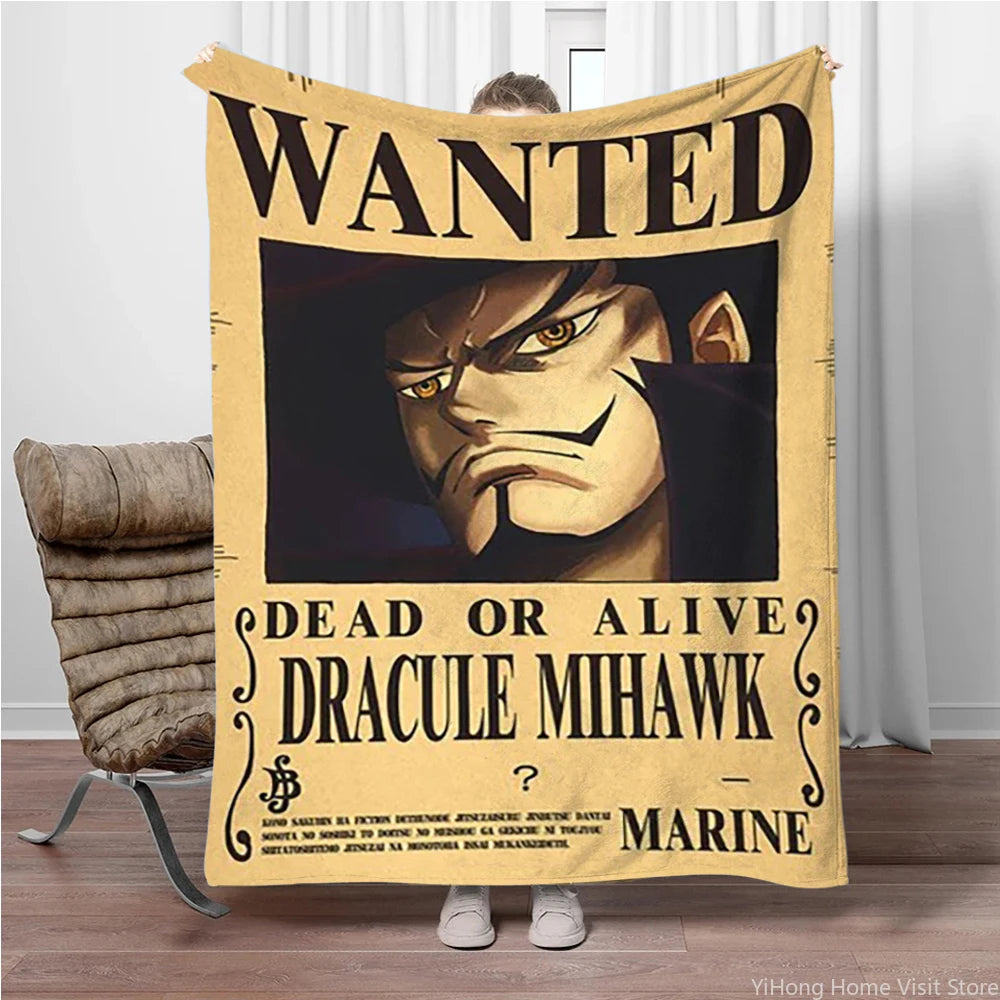 One Piece Wanted-affisch – Dracule Mihawk (Hökögat)