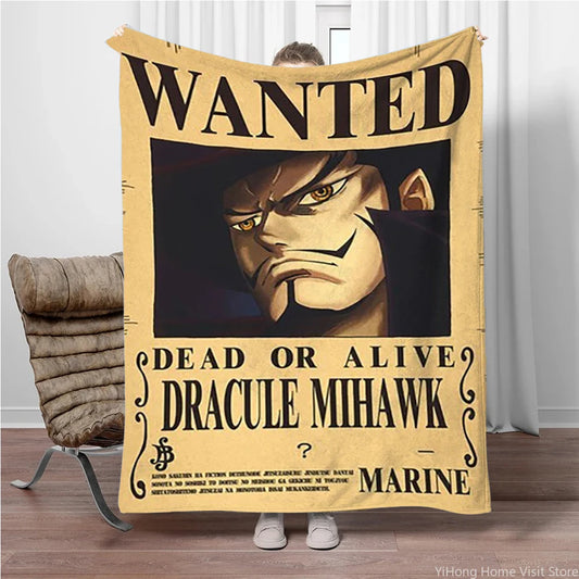 Plakat One Piece Wanted – Dracule Mihawk (Jastrzębie Oko)