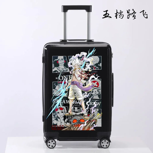 One Piece Suitcase - Luffy Gear 5 Nika Awakening (Black)