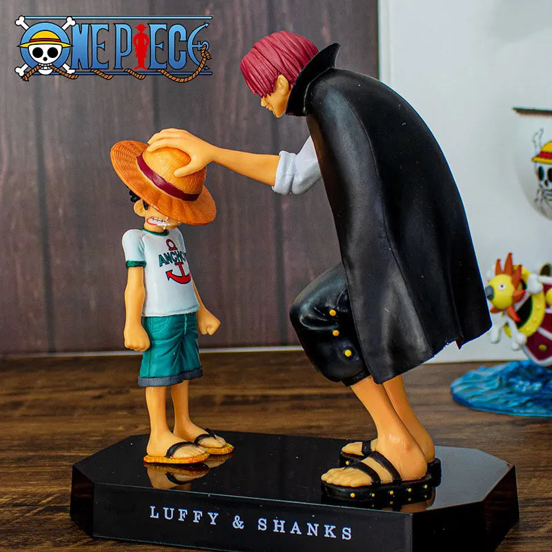 One Piece Figure - Iconic Luffy & Shanks Scene (The Hat Handover)