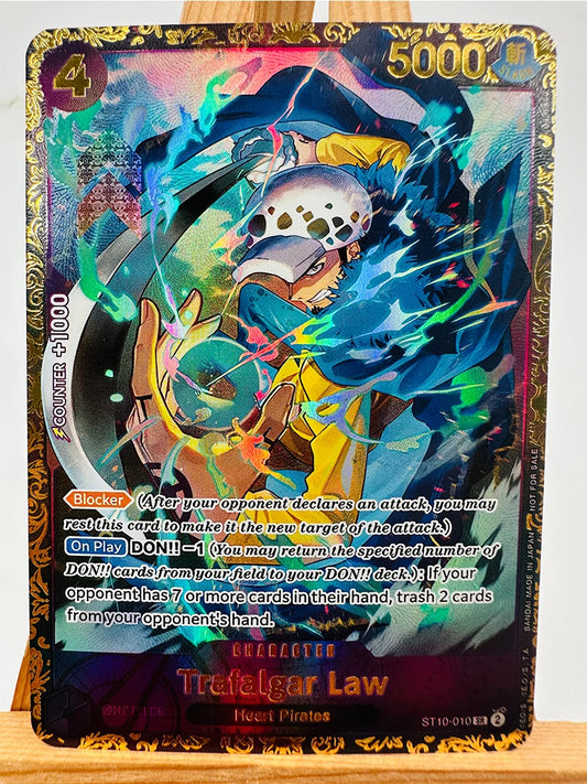 Karta One Piece TCG – Trafalgar Law (alternatywna ilustracja, superrzadka)