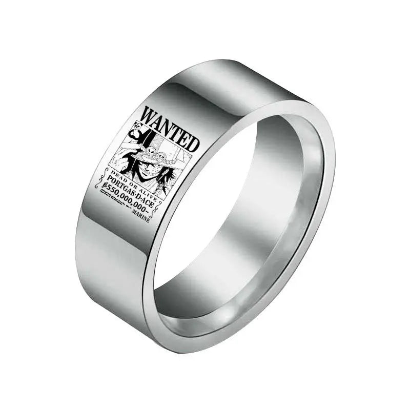 One Piece Ring – Wanted Portgas D. Ace