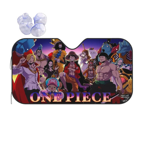 One Piece Front Sunshade - Wano Arc Crew Portraits (XXL)