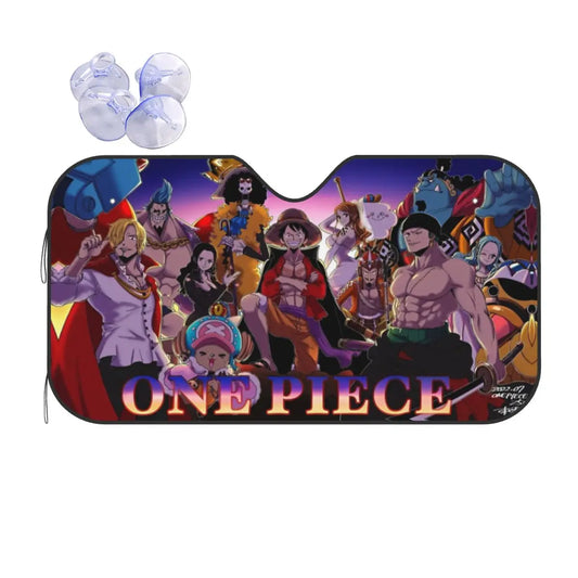 One Piece Front Sunshade - Wano Arc Crew Portraits (XXL)