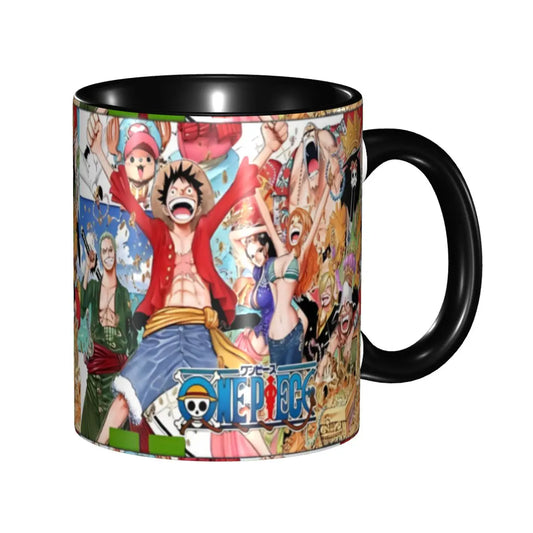 One Piece Mug - Complete Crew and Thousand Sunny
