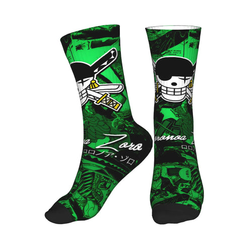 One Piece Socks - Zoro Wano Green