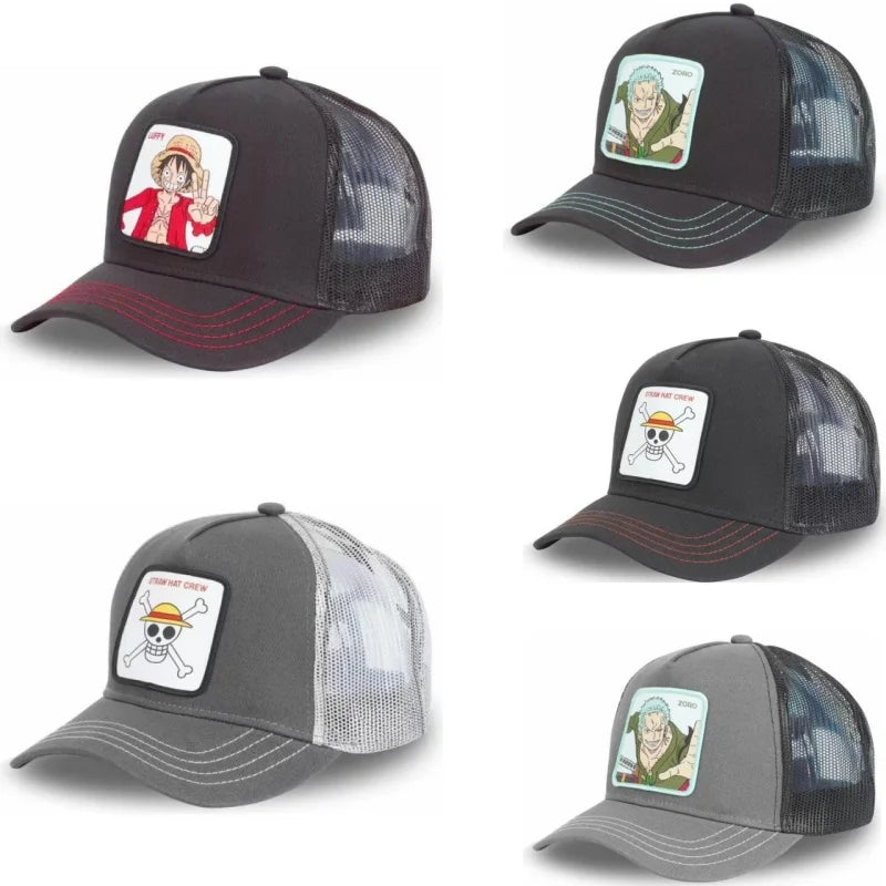 One Piece Trucker Cap - Zoro Black