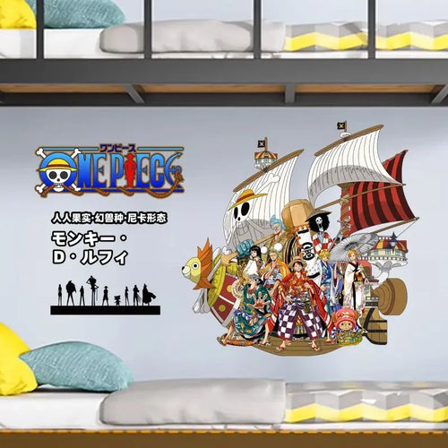 Gobelin ścienny One Piece – statek Thousand Sunny i cała załoga