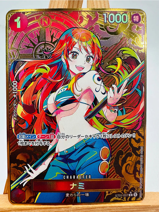 One Piece TCG-kort – Uta, divan (Film Red, holografiskt sällsynt)