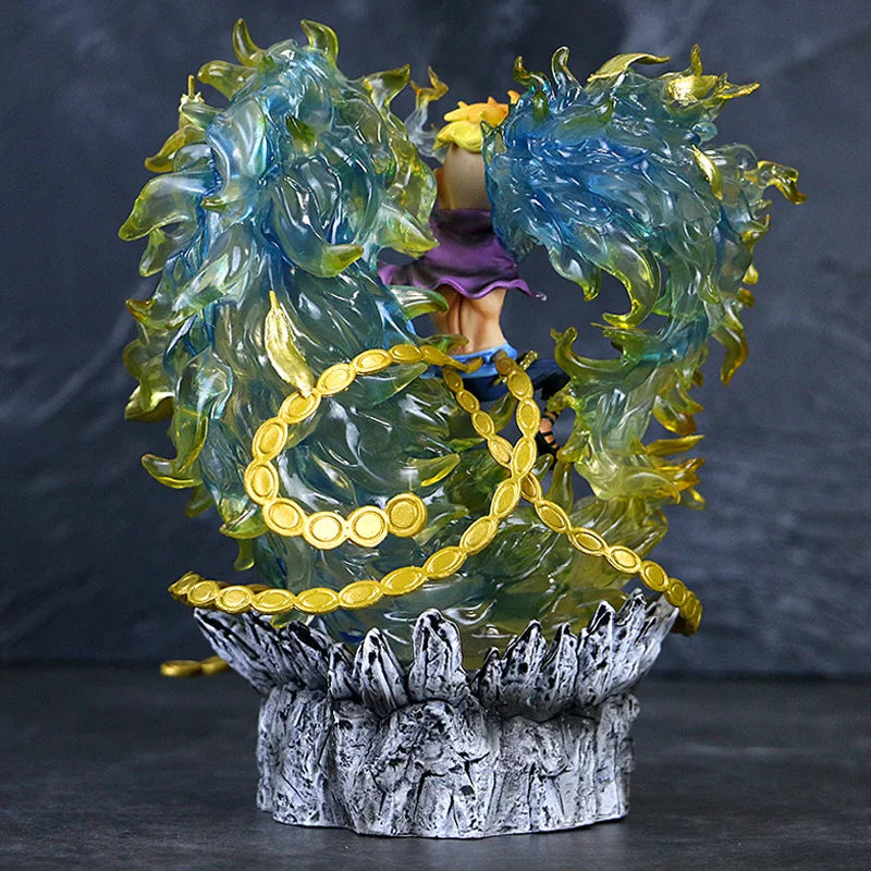 One Piece Statue - Marco the Phoenix (Blue Flame Effects)