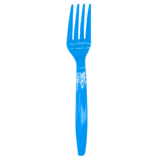 One Piece Fork - Reusable Party Cutlery (Blue)