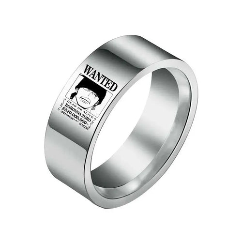 One Piece Ring – Wanted Roronoa Zoro