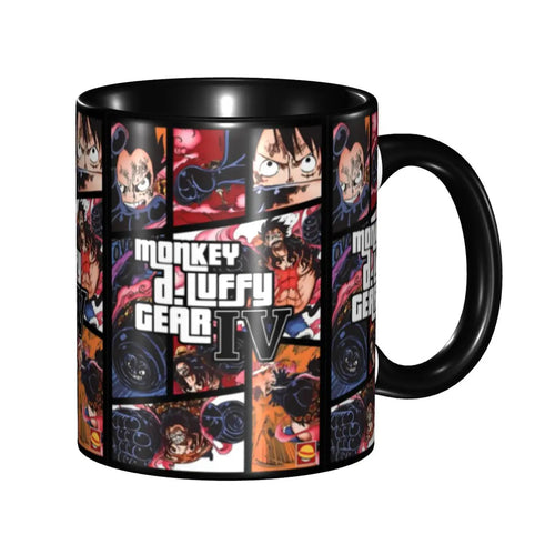 One Piece Mug - Luffy Gear Transformation Evolution