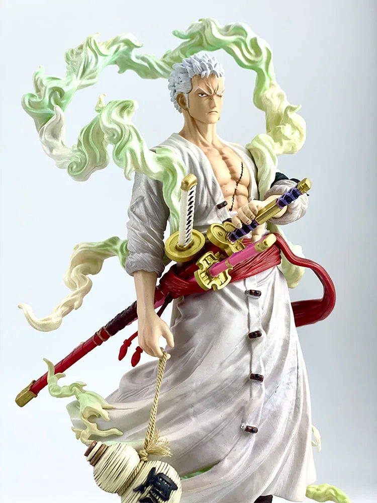 One Piece-figur – Roronoa Zoro (gröna effekter) (36cm)