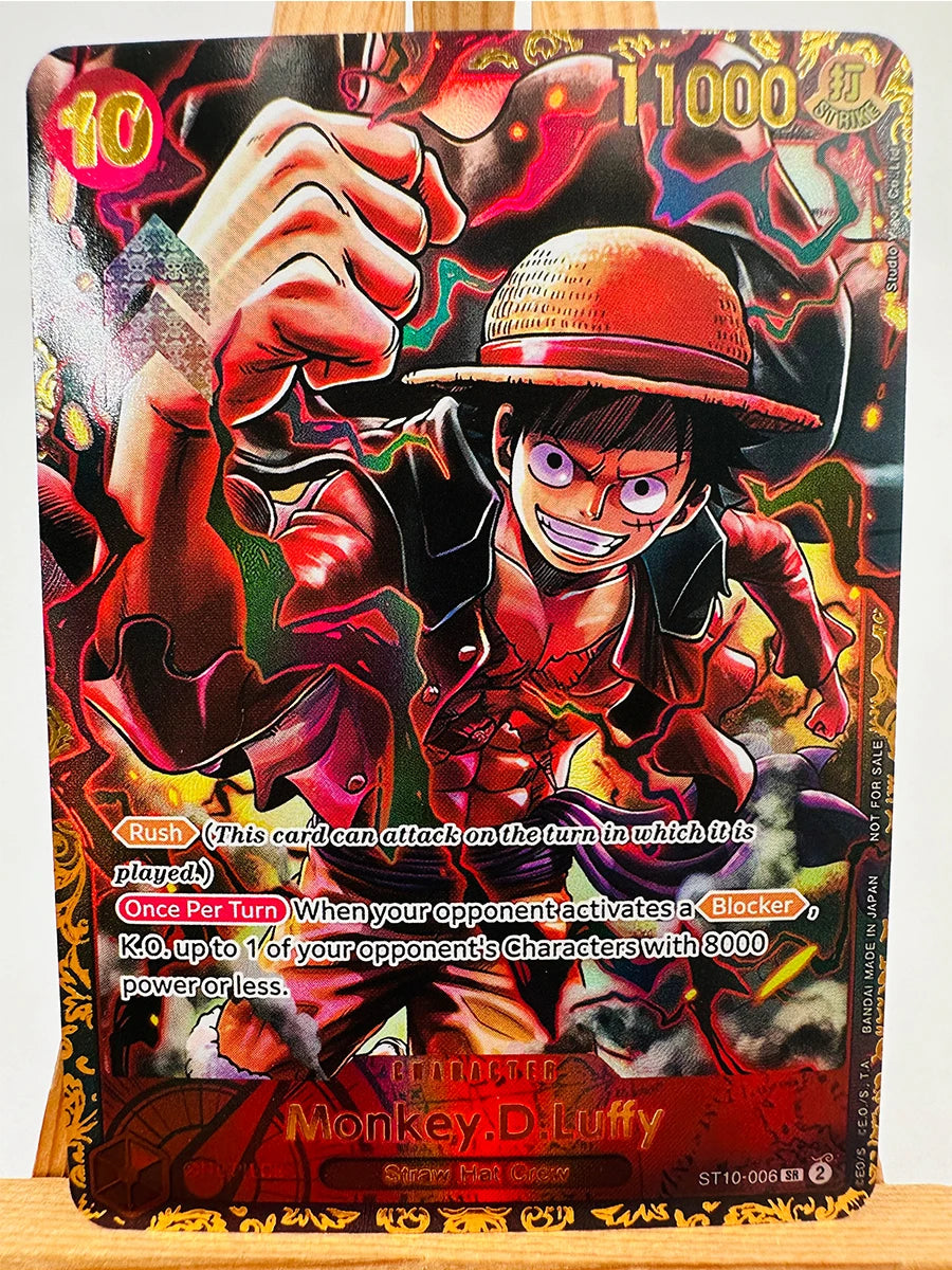 One Piece TCG Collectible Card - Monkey D. Luffy Gear 4 Holo