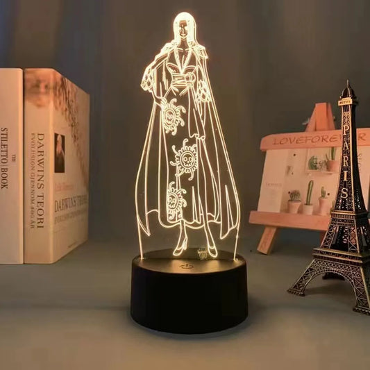 One Piece LED Lamp - Marine Admiral Statue (Yellow)
