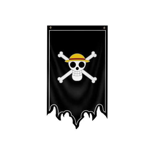 One Piece-flagga – Monkey D. Luffys Jolly Roger (klassisk)