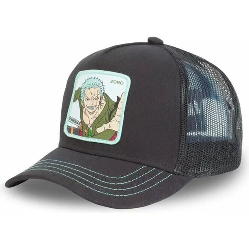One Piece Trucker Cap - Zoro Black