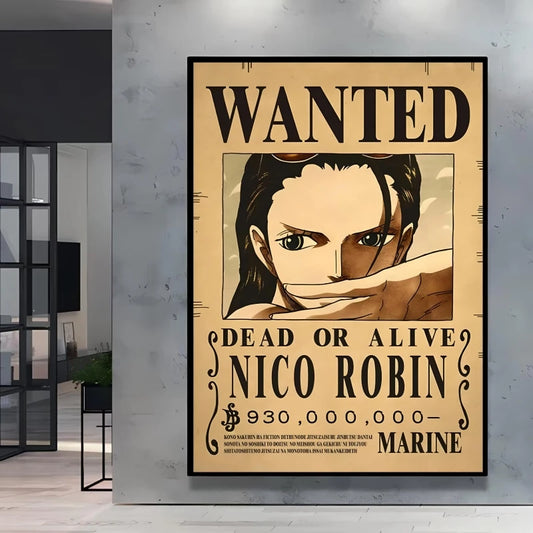 Plakat One Piece Wanted – Nico Robin (Dziecko Demona)